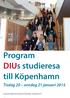 Program DIUs studieresa till Köpenhamn