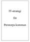 IT-strategi. för. Perstorps kommun