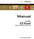 Manual. EZ-Equip. Artologik. Plug-in till EZbooking version 3.2. Artisan Global Software