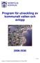 Program för utveckling av kommunalt vatten och avlopp