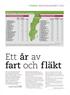 i fokus: restaurangåret 2010 Omsättningsförändring 2009-2010 Omsättning per invånare 2010 Rank förändring Rank oms/invånare 1 Stockholms län