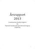 Årsrapport 2013. Scandinavian Quality Register for Thyroid Parathyroid and Adrenal Surgery (SQRTPA)