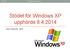 Stödet för Windows XP upphörde 8.4.2014