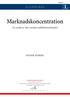 Marknadskoncentration En studie av den svenska mobiltelemarknaden