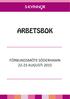 ARBETSBOK FÖRBUNDSMÖTE SÖDERHAMN 22-23 AUGUSTI 2015