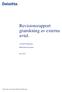 Revisionsrapport granskning av externa avtal.