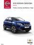 NYA NISSAN QASHQAI EURO5. Prislista, Utrustning, Specifikationer, Färger 01.06.2015 EURO5