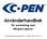 Användarhandbok för användning med Windows-datorer. Kompatibla produkter: C-Pen 20/3.0/3.5