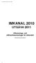 IMKANAL 2010 UTGÅVA 2011