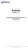 Aviatum 556656-5114. Placeringspolicy med placeringsrestriktioner för Aviatum Offensiv & Aviatum Solid