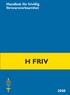 Handbok för frivillig försvarsverksamhet H FRIV