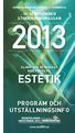 ODONTOLOGISK RIKSSTäMMA & SWEDENTAL. 14-16 NOVEMBER STOCKHOLMSMäSSAN. KLINIK OCH VETENSKAP MED FOKUS På: ESTETIK. PROGRAM OCH UTSTäLLNINGSINFO