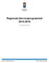 Regionala Serviceprogrammet 2014-2018