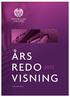 ÅRS REDO VISNING. Dnr HS 2013/457-15