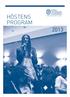 HÖSTENS PROGRAM 2013