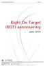 Right On Target (ROT) annonsering