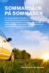 sommardäck på sommaren