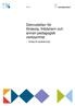 Delmodellen för förskola, fritidshem och annan pedagogisk verksamhet
