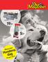 Hund. Nr 2 2012. Leversnittar Klassiskt belöningsgodis för hund, 1 kg. 19:- Bajspåse Extra tjocka, miljövänliga. 50-pack. 5:- Missa inte!