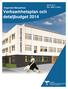 Angereds Närsjukhus Verksamhetsplan och detaljbudget 2014. 2013-10-17 Dnr: ANS 17-2013