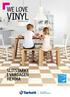 WE LOVE VINYL. Kollektion 2015 SLITSTARKT I VARDAGEN HEMMA. PHTHALATE FREE Technology. *except for recycled content