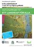 Sigtunaprojektet - Ett landskap För alla