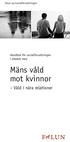 Mäns våld mot kvinnor