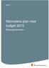 Nämndens plan med budget 2015