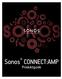Sonos CONNECT:AMP. Produktguide