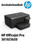 HP Officejet Pro 3610/3620 svartvit e- All-in-One. Användarhandbok