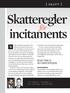 Skatteregler. för. { skatt } BESKATTNING AV INCITAMENTSPROGRAM