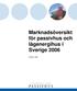 Marknadsöversikt för passivhus och lågenergihus i Sverige 2006