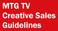 MTG TV Creative Sales Guidelines