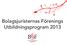 Bolagsjuristernas Förenings Utbildningsprogram 2013
