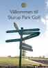 Välkommen till Sturup Park Golf