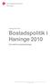 Bostadspolitik i Haninge 2010