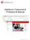 Webforum Teamwork & Professional Manual