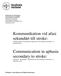 Kommunikation vid afasi sekundärt till stroke: Vårdpersonalens och patientens upplevelse och samspelets betydelse- en litteraturstudie.