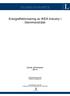 EXAMENSARBETE. Energieffektivisering av IKEA Industry i Glommersträsk. Jonas Johansson 2014. Civilingenjörsexamen Hållbar energiteknik