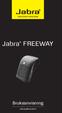 Jabra FREEWAY. Bruksanvisning. www.jabra.com