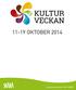 11-19 OKTOBER 2014. www.skara.se/turism 0511-325 80
