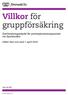 Villkor för gruppförsäkring