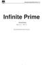 Bruksanvisning Infinite Prime v1.0. Infinite Prime. Bruksanvisning. Utgåva ver.1.0 2005-11-07. Microsec AB förbehåller sig rätten till ändringar