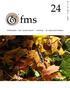 fms NR 24 2012 ISSN 16-503953 FÖRBUNDET FÖR MUSIKTERAPI I SVERIGE m MEDLEMSTIDNING