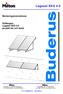 Monteringsinstruktioner Solfångare Logasol SKS 4,0 på platt tak och fasad