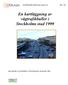RAPPORTER FRÅN SLB-ANALYS NR 1:00. En kartläggning av vägtrafikbuller i Stockholms stad 1999