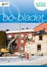 Innehåller även information från. Nyhetsblad till boende i Perstorp Nr 1-2012