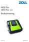 AED Pro AED Pro A-W Bruksanvisning