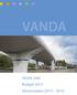Vanda stad Budget 2013 Ekonomiplan 2013 2016