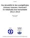 Hur jämställd är den sverigefinska kvinnan/mannen i hemmet? En tidsstudie över hemarbetet 2012 2013